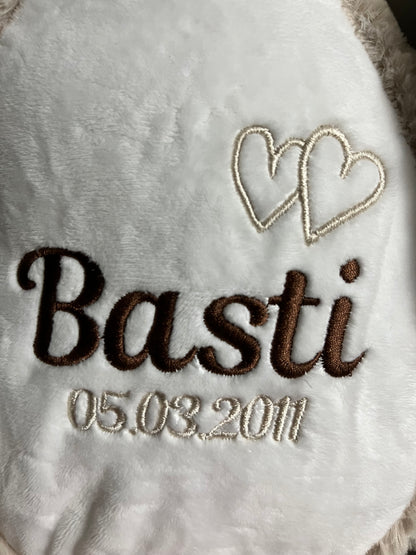 Kuscheltier HASE grau