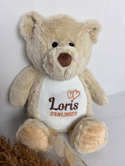 Kuscheltier mit WUNSCHTEXT