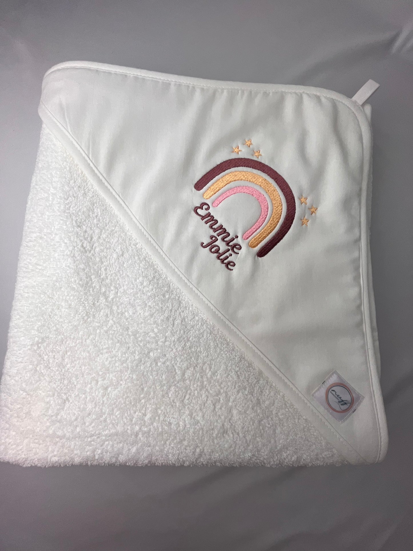 Kapuzenhandtuch REGENBOGEN Mädchen