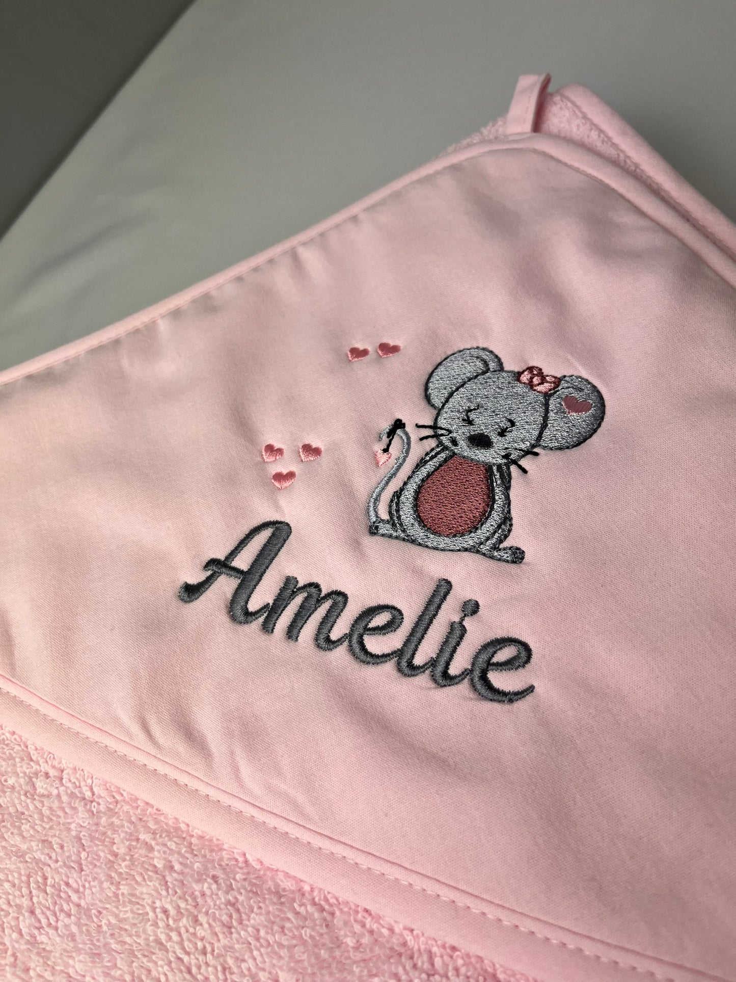 Kapuzenhandtuch MAUS