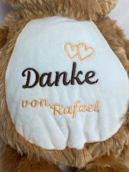 Kuscheltier mit WUNSCHTEXT