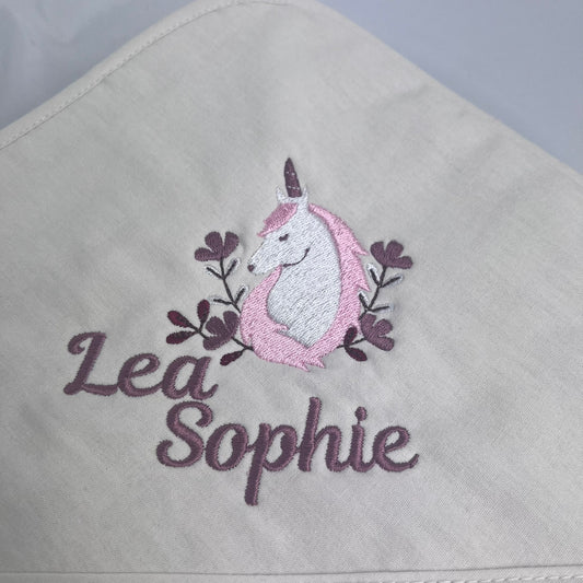 Kapuzenhandtuch EINHORN