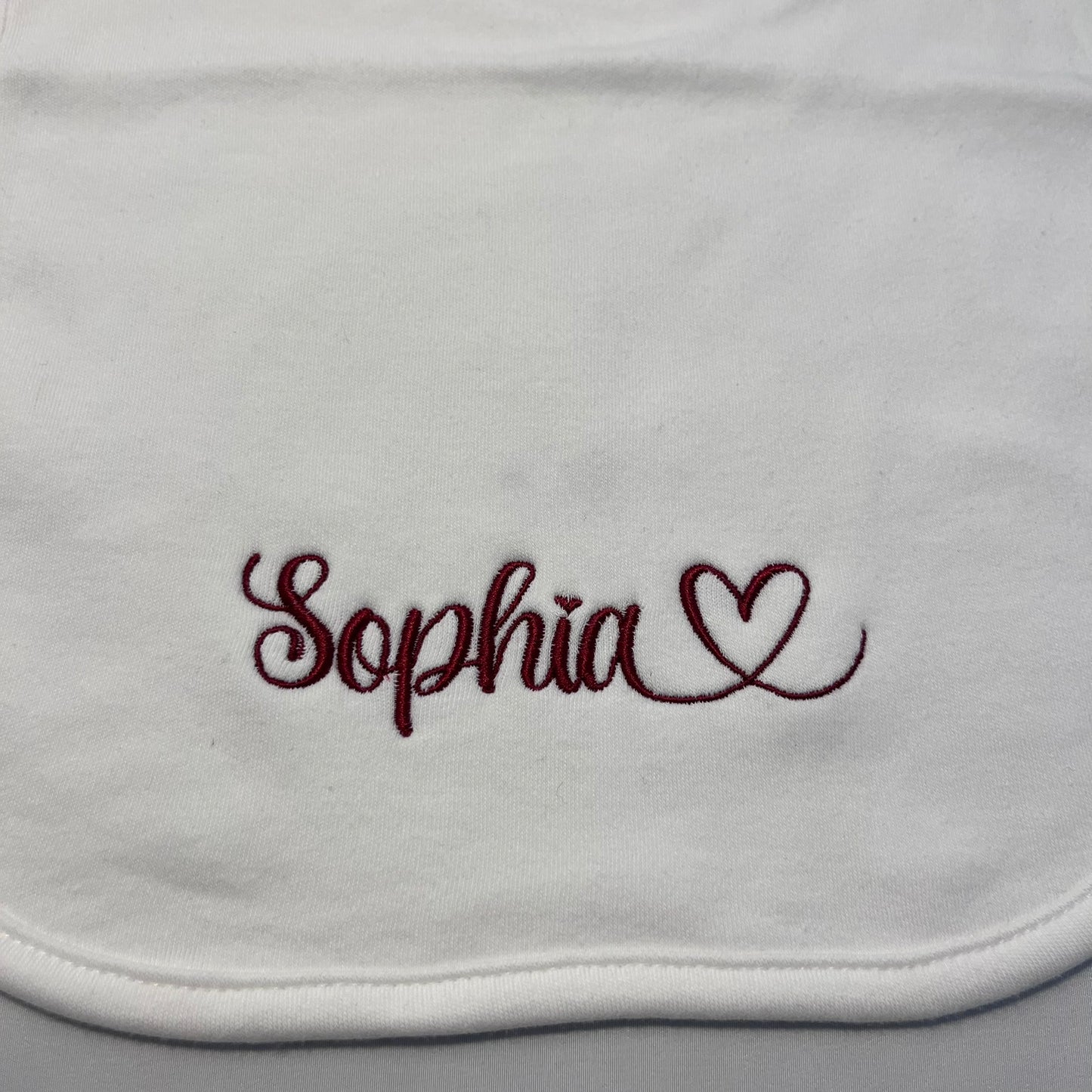 Babylätzchen "Name"