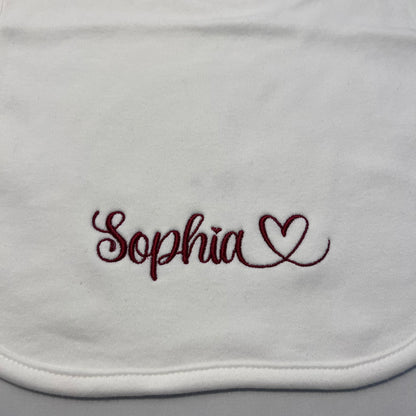 Babylätzchen "Name"