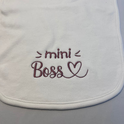 Babylätzchen "Mini Boss"